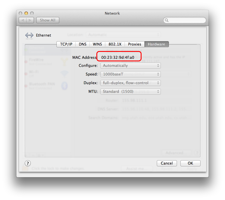 how to find mac address windows 7